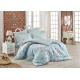 Комплект постельного белья евро Hobby Exclusive Sateen - Maria бирюзовый