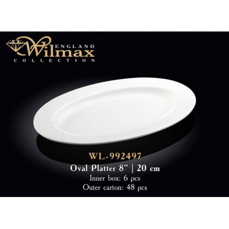 Wilmax Блюдо овальное с-полями 20см WL-992497