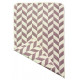Коврик для ванной Solo 60х90 IzziHome Krem Pembe Zigzag