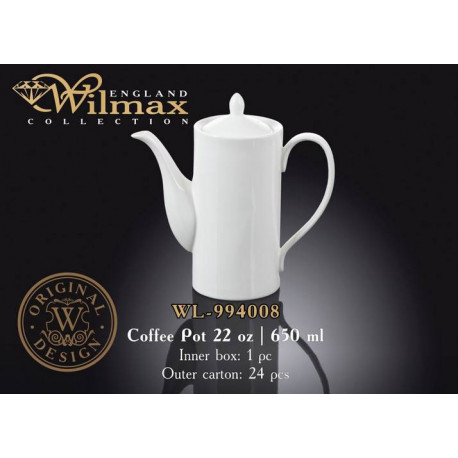 Wilmax Кофейник 650мл Color WL-994008/1C