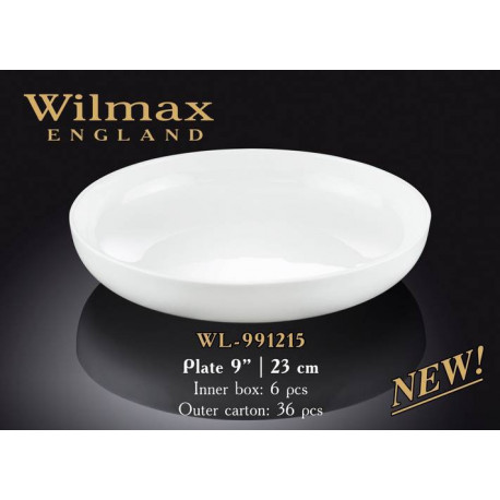 Тарелка обеденная круглая 23см Wilmax WL-991215