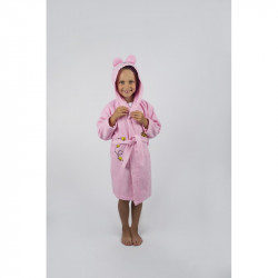 Халат махровый детский Lotus Teddy Bear 3-4 года розовый