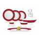 Сервиз столовый 46пр Luminarc Essence Alto Rubis N8527