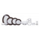Сервиз столовый 46пр Luminarc Sirocco Brown N4866