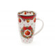 Кружка фарфоровая 600мл Рождественский орнамент Bona Di