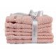 Набор полотенец махровых 6шт 30х50 Hobby - Nisa пудра