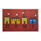 Коврик придверный Kivircik 40х60 IzziHome Kirmizi Evler