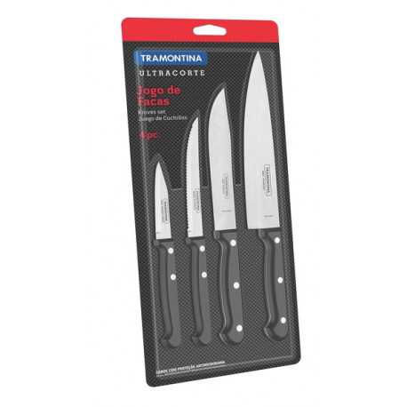 Набор ножей 4пр Tramontina Ultracorte 23899/061