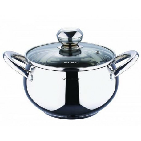 Кастрюля 4.1л 20*12 см Wellberg 1002 WB – характеристики, описание ...