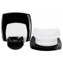 Сервиз столовый 18пр Luminarc Harena Black&White N1518