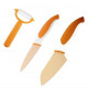 Набор ножей 3пр Granchio оранж 88685