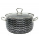 Кастрюля 16cм 2,1л Interos Черная Жемчужина 2815