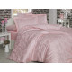 Комплект постельного белья евро Hobby Bamboo - Diamond Flower пудра