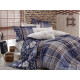 Постельное белье евро Hobby Exclusive Sateen Monica синий