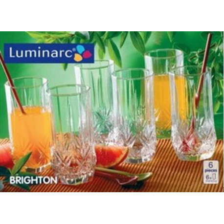 Luminarc Brighton.Набор стаканов высоких 310мл-6шт.Е C6108