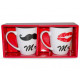 Набор кружек 2шт "Mr." и "Mrs." 360мл Keramia (21-272-054)