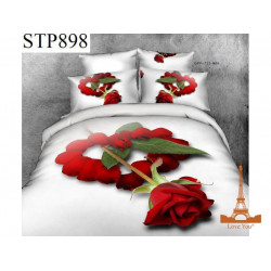 Постельное белье семейное 3D Love you Симпатия stp 898
