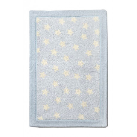 Коврик для ванной Lux Suffy 70х120 IzziHome Yildizli blue