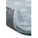 Коврик для ванной Lux Suffy 70х120 IzziHome Yildizli blue