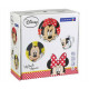 Luminarc Disney Oh Minnie.Набор д-детей(кр.250мл,тар.19см,салат.16см)-3пр H6446