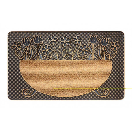 Коврик придверный Modern 45х75 IzziHome Pot flowers