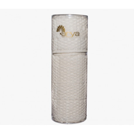 Набор полотенец махровых 30х50+50х90 Arya - Arno кремовый