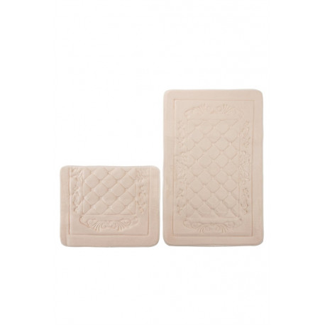 Набор ковриков для ванной 2шт IzziHome Krem cerceveli