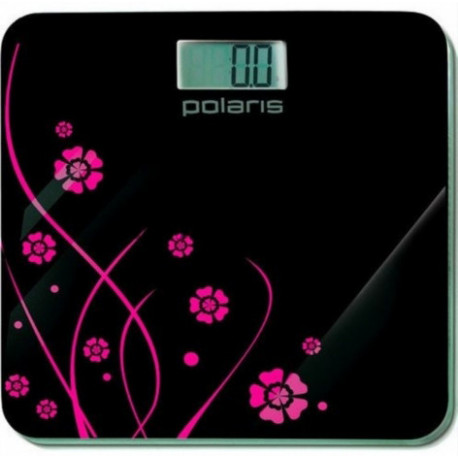 Весы напольные Polaris PWS 1523DG Black/Flower