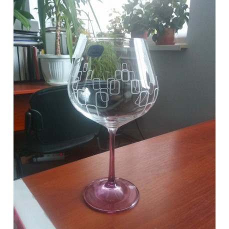 Набор бокалов для вина 570 мл Bohemia Viola Rainbow 40729 570S K0568
