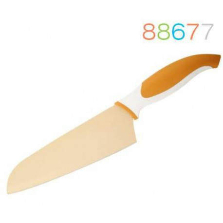 Нож 18 см сантоку оранжевый Granchio 88677