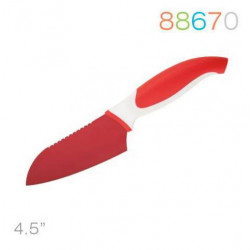 Нож 11,5 см сантоку красныя Granchio 88670