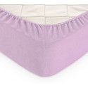 Простынь на резинке махровая 160х200см LightHouse сиреневый