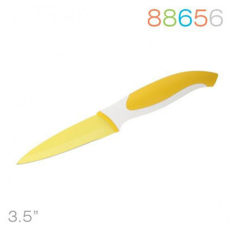 Нож Granchio д/овощей  желтый 88656