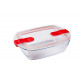 Форма прямоугольная с крышкой 28х20х8см 2,5л Pyrex Cook&Heat 216PH00