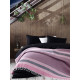 Плед 220х240 Eponj Home - Anna Elmas pembe-siyah