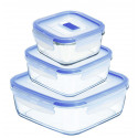 Набор контейнеров для еды 3пр Luminarc Pure Box Active H7685