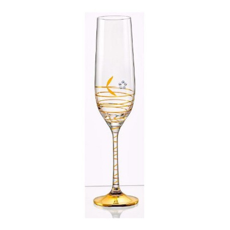 Набор бокалов для шампанского 190мл/2шт Bohemia Viola M8573