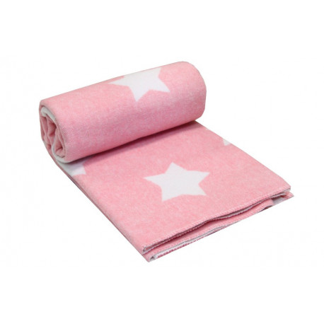 Одеяло-плед детское 100х140см Vladi "Звезда" розовый