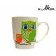 Кружка 360 мл Keramia Сова зеленая и совенок 21-272-028