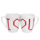 Набор кружек 2шт/360 мл Keramia I love you 21-279-024
