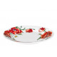 Тарелка десертная 19см Оселя Красные маки 21-206-098