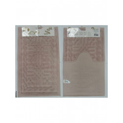 Набор ковриков для ванной 2пр Аrya - Berceste розовый