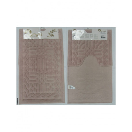 Набор ковриков для ванной 2пр Аrya - Berceste розовый