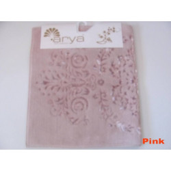 Коврик для ванной 70х120 Аrya - Luxor пудра-розовый