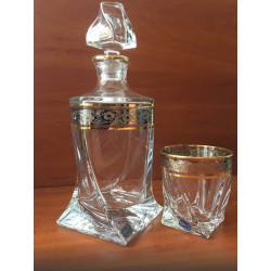 Набор для виски 7 предметов Bohemia Quadro (43249)