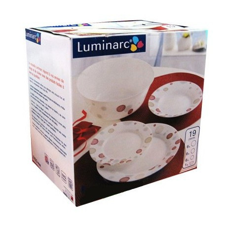 Тарелка десертная Luminarc Enzo Pink 19см