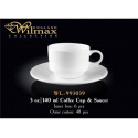 Чашка кофейная и блюдце 140 мл Wilmax  WL-993039