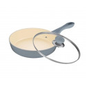 Сковорода Lessner 88345-28 Ceramiс Line Silver D28см
