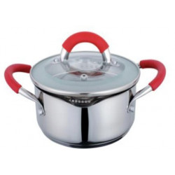 Кастрюля Lessner 1,5л 55114-16 Kew garden Red