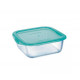 Набор емкостей для еды квадратных 3пр Luminarс Keep'n'Box P5274